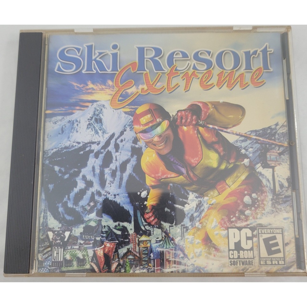 Global Star Ski Resort Extreme PC CD-ROM Software OS Windows Good Tycoon Sim